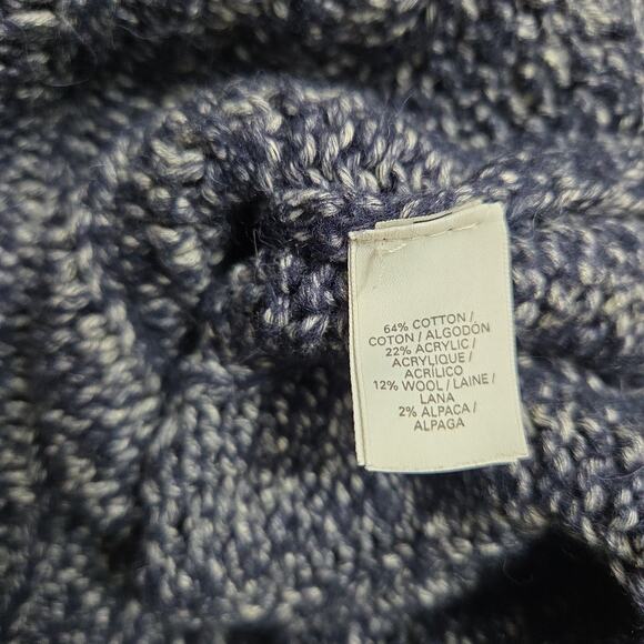 Victoria secret knit sweater womens size S P, wool and cotton blend, blue - Picture 2 of 8